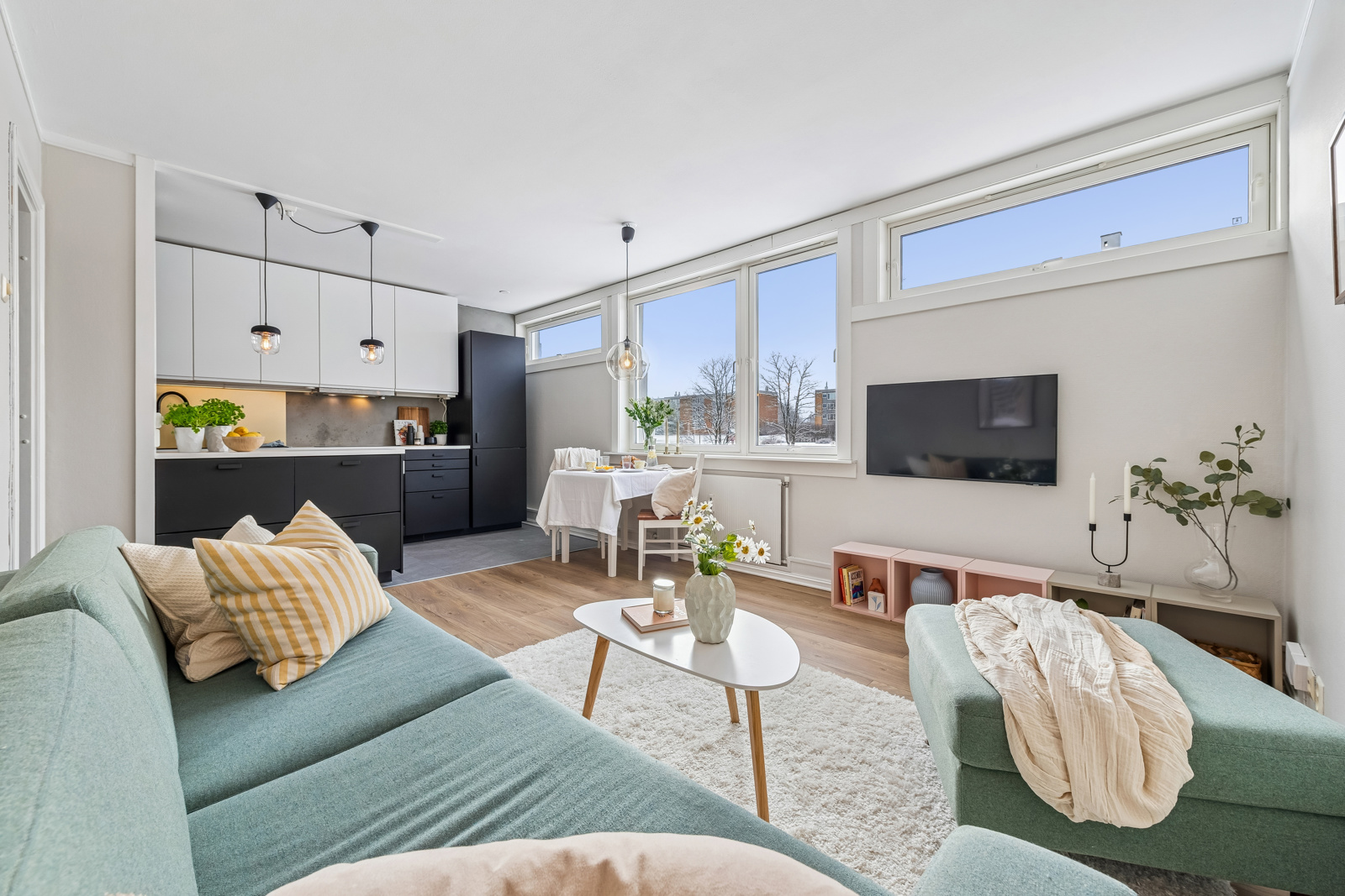 Velkommen til Rugveien 44! Flott 1-roms i 2. etg. Heis!