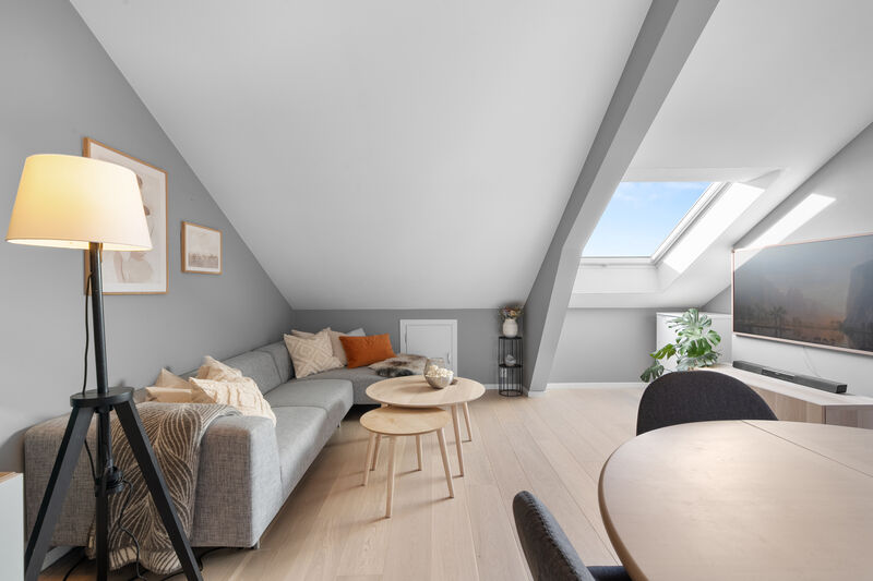 Leiligheten har et gulvareal på totalt ca. 61m².